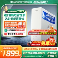 Haier 海尔 智纯系列 HRO10H99-2U1 反渗透纯水机 1000G 冰雪白