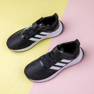 adidas 阿迪达斯 男小童鞋时尚舒适透气低帮绑带跑步鞋运动鞋儿童鞋