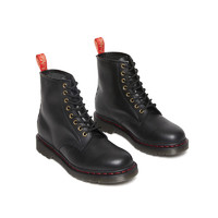 Dr.Martens 1460 YOTR 新款机车靴光面皮黑色女款8孔马丁靴 黑色 37