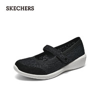 斯凯奇（Skechers）舒适休闲时尚单鞋158724 黑色/BLK 37.5