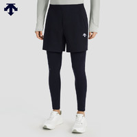 DESCENTE迪桑特跑步系列运动男士紧身裤春季 BK-BLACK 3XL(190/96A)