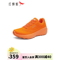 红蜻蜓【商场】休闲女鞋2024春季轻便厚底运动鞋女DW036030 橙色 38