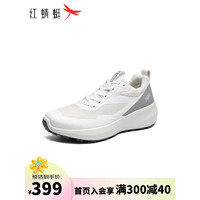 红蜻蜓【商场】健步鞋2024休闲慢跑鞋舒适运动鞋男DM036030 白灰色 41