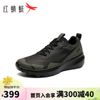红蜻蜓【商场】健步鞋2024休闲慢跑鞋舒适运动鞋男DM036030 军绿色 41