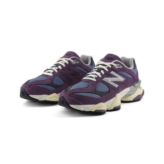 NEW BALANCE 老爹鞋24男鞋女鞋复古休闲鞋9060系列 紫色/灰蓝色 U9060SFA 37(脚长22.5cm)