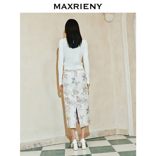 MAXRIENY【商场同款-宫廷飞鸽】精致休闲钉珠刺绣外套24春季新品 