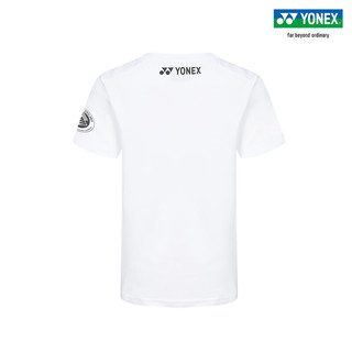 YONEX/尤尼克斯 YOB24002EX/004EX 24年全英公开赛 童装纪念T恤yy YOB24002EX 白色 J140