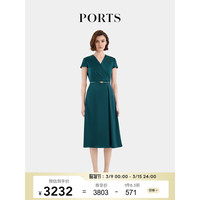 PORTS宝姿2024早春连衣裙ALT8D028RWP145 孔雀石 8