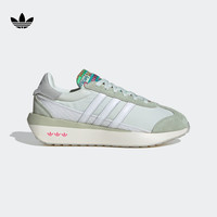 adidas COUNTRY XLG经典复古跑鞋女子阿迪达斯三叶草 浅薄荷绿/绿/白/灰 35.5