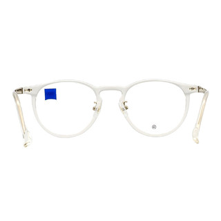 ZEISS 蔡司 光学镜架全框板材钛ZS23714LB男女款配镜眼镜框749金色/透明色M款