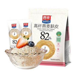 西麦 高纤燕麦麸皮 燕麦片低GI营养代餐膳食纤维