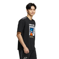 adidas 阿迪达斯 夏季男子运动休闲圆领短袖T恤HD7267