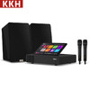 KKH A6MAX家庭KTV音响套装卡拉ok唱歌机全套家用K歌点歌机音箱 【黑色】8吋标准版2TB