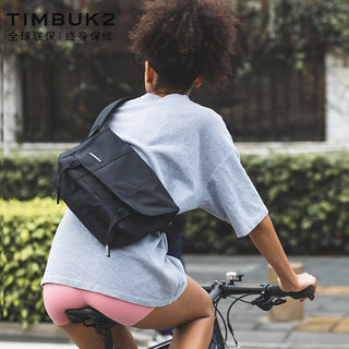 TIMBUK2邮差包单肩包男信使包潮流休闲旅行运动斜挎包帆布包男女新年 音速黑 S