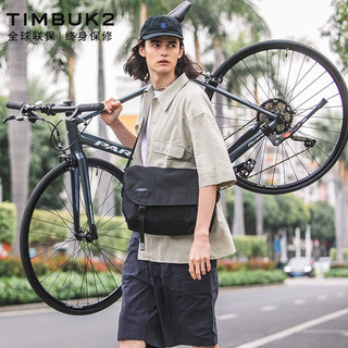 TIMBUK2邮差包单肩包男信使包潮流休闲旅行运动斜挎包帆布包男女新年 音速黑 S