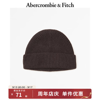 ABERCROMBIE & FITCH装 美式复古日常百搭纯色潮流休闲冷帽毛线帽 328411-1 