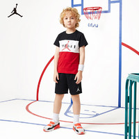 移动端：NIKE 耐克 童装儿童套装（Nike Air Jordan）男小童夏季运动T恤短裤
