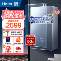 Haier 海尔 16升燃气热水器天然气 JSQ31-16KL5锦绣U1