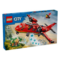LEGO 乐高 积木城市系列小颗粒6岁+男女孩儿童成人拼插积木玩具 60413消防飞机