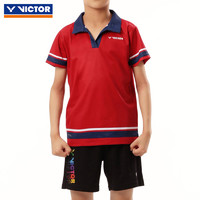 VICTOR 威克多 胜利羽毛球服威克多2024新款儿童运动短裤R-42202