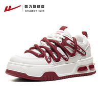 回力小白鞋女鞋2024爆款春季厚底红色鞋子女春秋休闲运动板鞋 746T【秘密森林】绿色 37