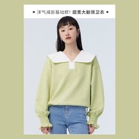 Semir 森马 华夫格宽松套头衫 109123116009