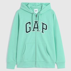 Gap 盖璞 男女装秋冬LOGO法式圈织软上衣853131运动连帽开衫卫衣