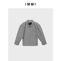 IMMI超薄精纺长袖夹克上衣132JK025X 白色 1