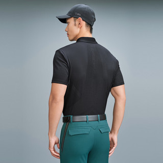 DESCENTEGOLF 迪桑特高尔夫PRO系列男士短袖POLO衫夏季 BK-BLACK 2XL (185/104A)