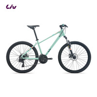 Liv丽以芙MEME 1咪咪1机械碟刹26寸24速轻便变速避震山地自行车