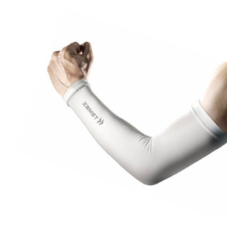 赞斯特（ZAMST）梯度压缩压缩护臂袖套男女运动跑步足球篮球加压减震防晒紫外线UV 黑色 M