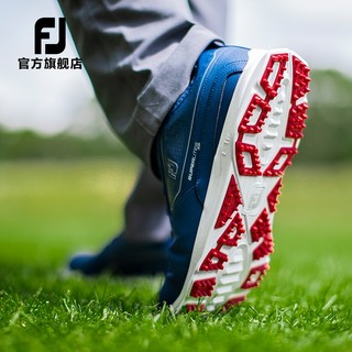 FootJoy 高尔夫球鞋男士FJ Superlites XP无钉球鞋运动休闲轻量防滑男鞋 58087-白 6.5=39码