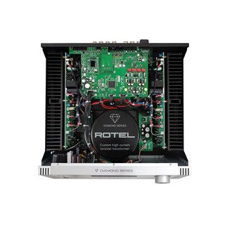 ROTEL路遥 RA-6000 音响 hifi高保真 功放 立体声合并式功率放大器 PC-USB/蓝牙/平衡输入 黑色 RA-6000合并式功放 黑色