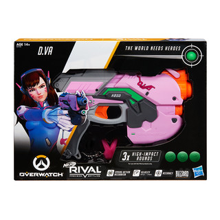 NERF 热火 竞争者 守望先锋系列 D.VA 光子冲击发射器（送20颗球弹）