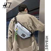 H7 3-5DAYS H7新款男士斜挎包胸包单肩手机背包男生日系潮牌运动腰包