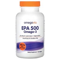 OmegaVia EPA 500鱼油胶囊 120粒