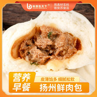 裕源包天下扬州鲜肉包大肉包馒头480g香菇青菜淮扬风味早餐包子 扬州鲜肉大包80g*6只