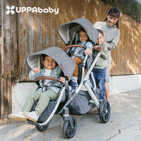 UPPAbaby VISTA V2双胞胎婴儿推车可坐可躺 高景观双向双人宝宝车 燕麦色DCL