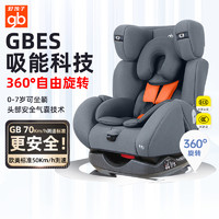 gb 好孩子 儿童安全座椅汽车用0-7岁360度旋转婴儿车载坐躺宝宝isofix