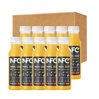 农夫山泉 nfc果汁300ml*10瓶散装不加水不加糖橙汁芒果汁饮料