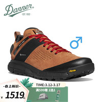 DANNER 【24】山地户外休闲Trail 2650 GTX防水麂皮男徒步登山鞋V底 61297棕红 男EE宽版 40