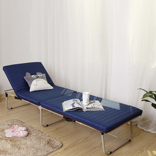 SHTS 施豪特斯 折叠床 免安装折叠沙发床午休床陪护床HLC-504-65 蓝色