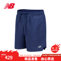 NEW BALANCE运动裤24男款跑步简约舒适梭织短裤 NNY MS41283 2XL