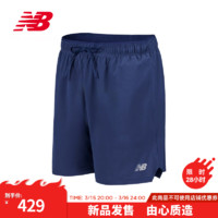 NEW BALANCE运动裤24男款跑步简约舒适梭织短裤 NNY MS41283 3XL