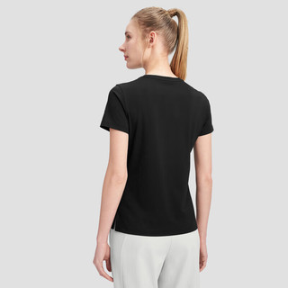 DESCENTE迪桑特ESSENTIAL系列女士短袖针织衫夏季 BK-BLACK 2XL (180/96A)