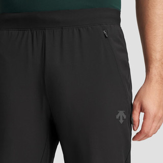 DESCENTE迪桑特跑步系列运动男士梭织运动长裤夏季 BK-BLACK 3XL