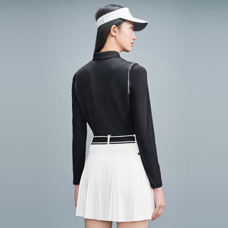 DESCENTEGOLF 迪桑特高尔夫FIELD系列女士长袖POLO衫夏季 BK-BLACK M (165/84A)