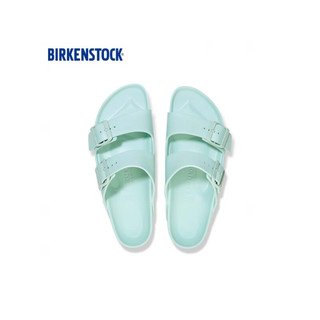 BIRKENSTOCK男女同款EVA拖鞋双带拖鞋Arizona系列 绿色/湖水绿窄版1027404 38