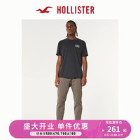 HOLLISTER24春夏斜纹布慢跑束腿修身运动休闲裤男 356618-1 棕色 XS (170/70A)