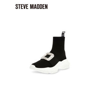 史蒂夫·马登 STEVE MADDEN/思美登弹力靴厚底短筒运动靴女 MARATHONS 黑色 38